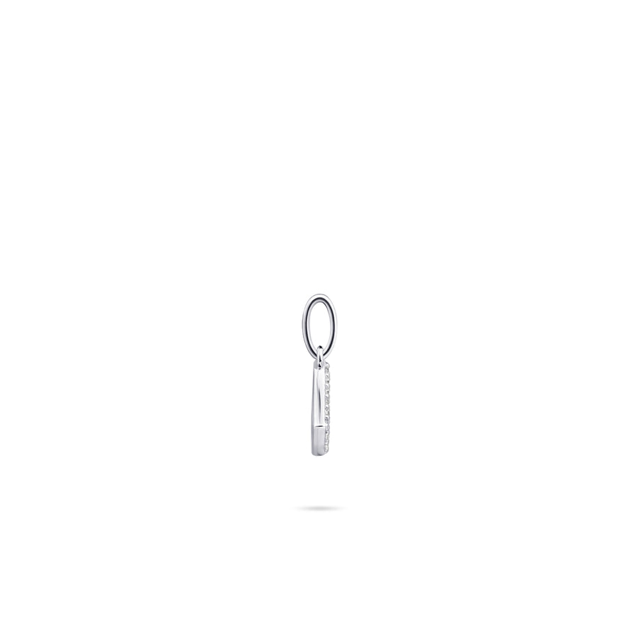 Gisser - Silver D Initial Pendant