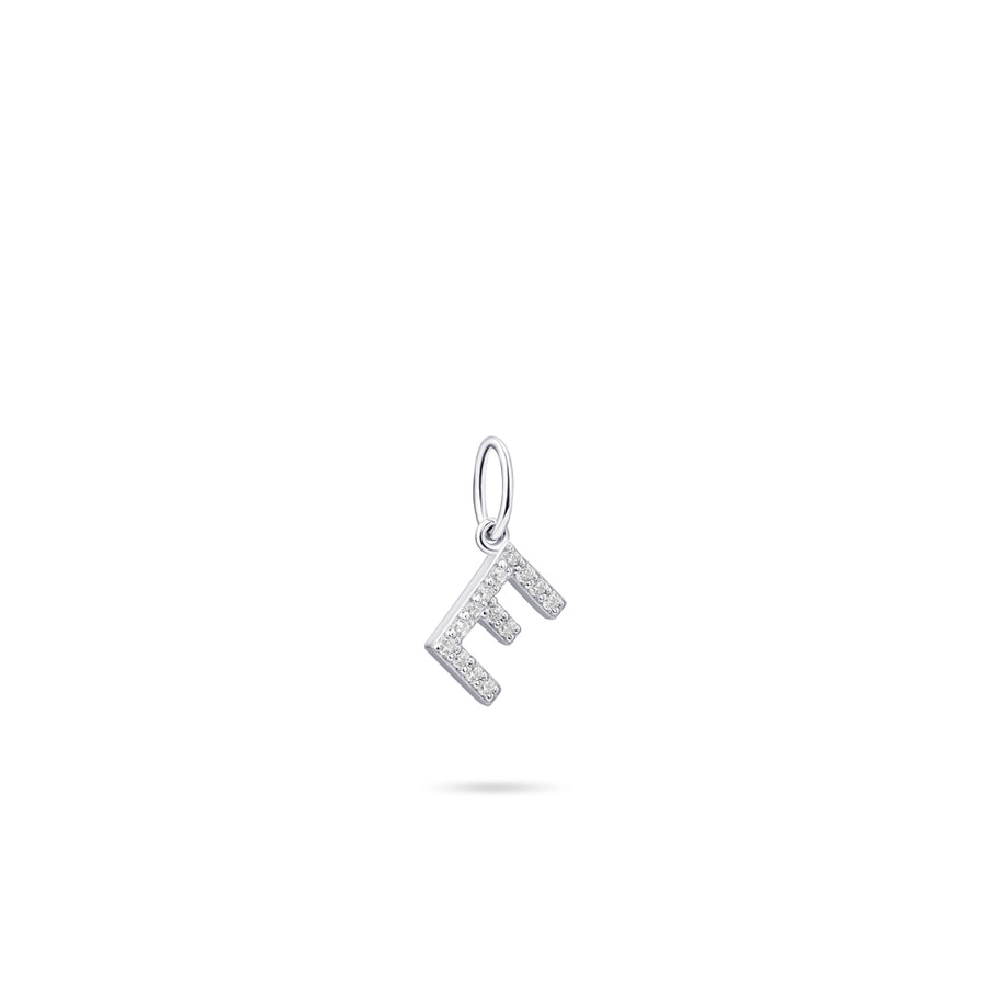 Gisser - Silver E Initial Pendant