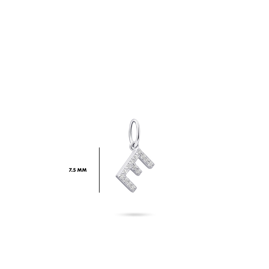 Gisser - Silver E Initial Pendant