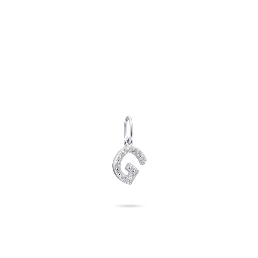 Gisser - Silver G Initial Pendant
