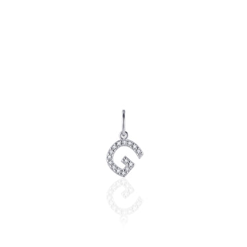 Gisser - Silver G Initial Pendant