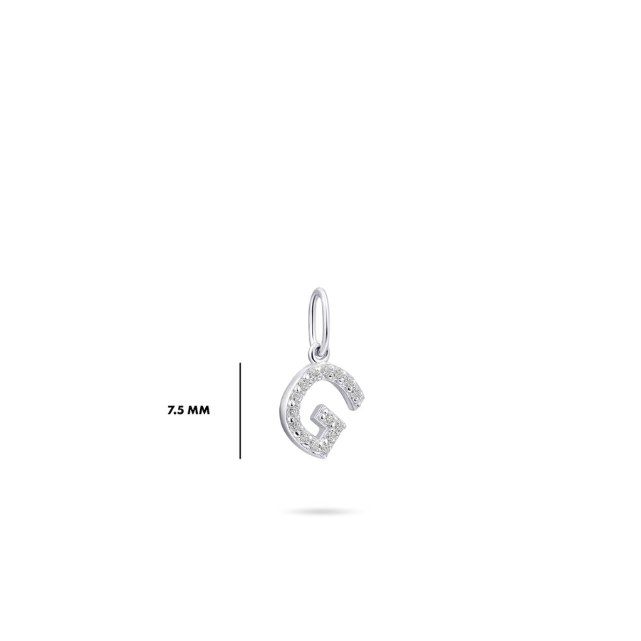 Gisser - Silver G Initial Pendant