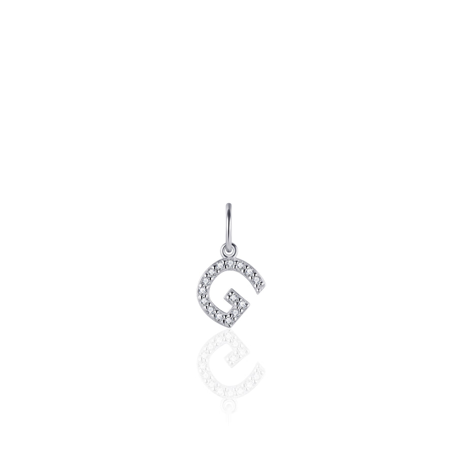 Gisser - Silver G Initial Pendant