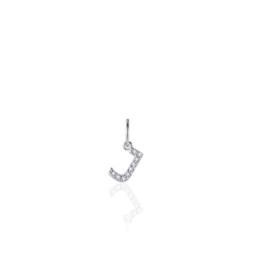 Gisser - Silver J Initial Pendant