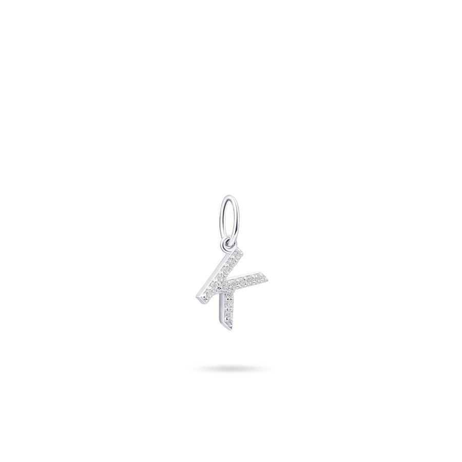 Gisser - Silver K Initial Pendant