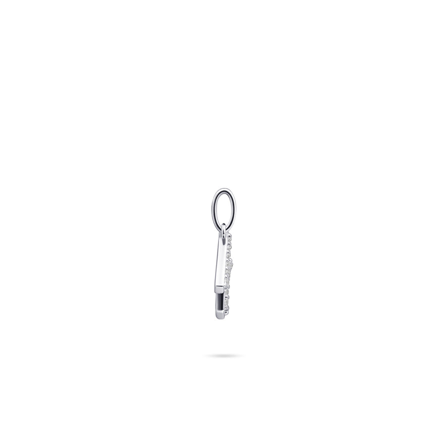 Gisser - Silver K Initial Pendant