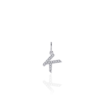 Gisser - Silver K Initial Pendant