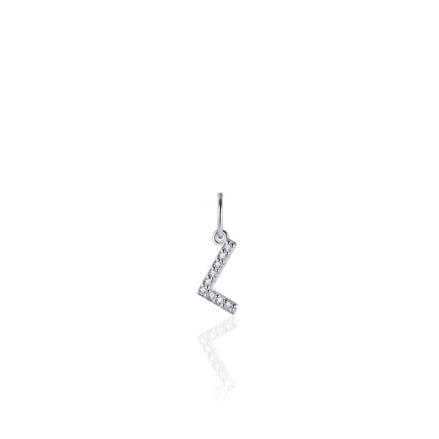 Gisser - Silver L Initial Pendant