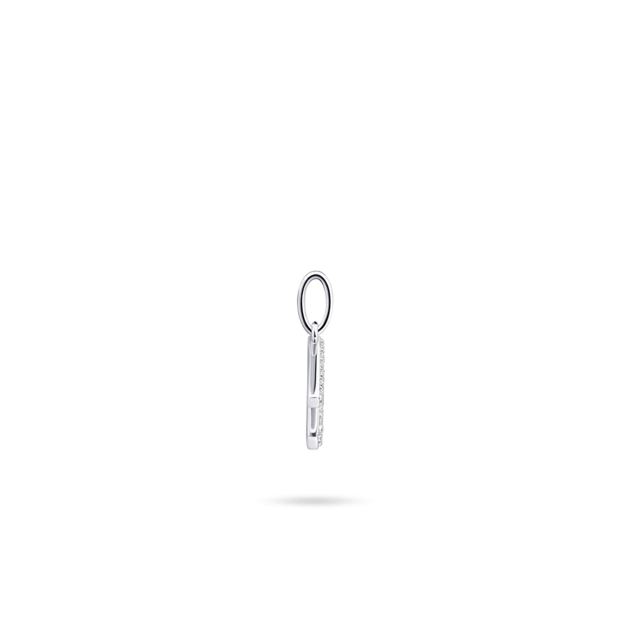 Gisser - Silver N Initial Pendant