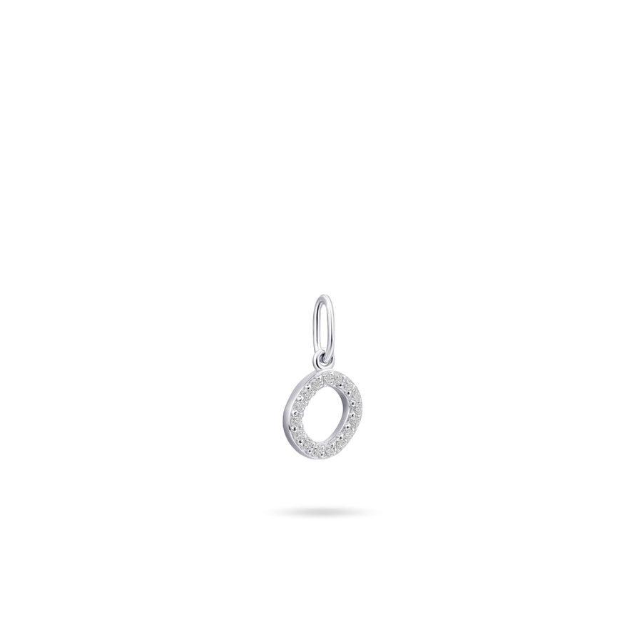 Gisser - Silver O Initial Pendant