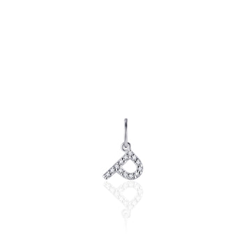 Gisser - Silver P Initial Pendant