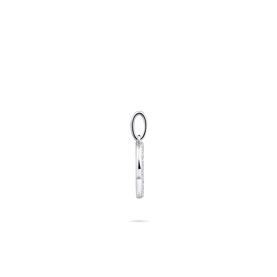 Gisser - Silver Q Initial Pendant