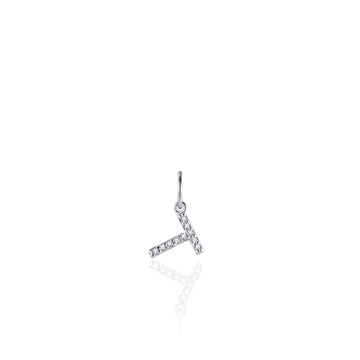 Gisser - Silver T Initial Pendant