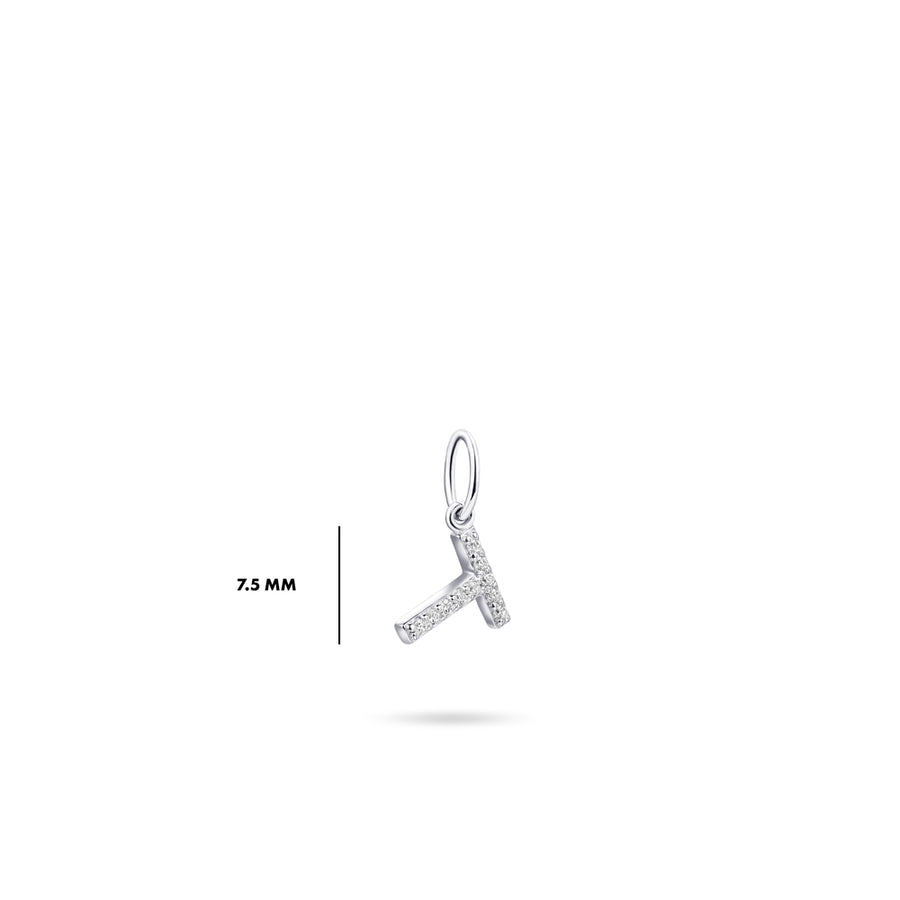 Gisser - Silver T Initial Pendant