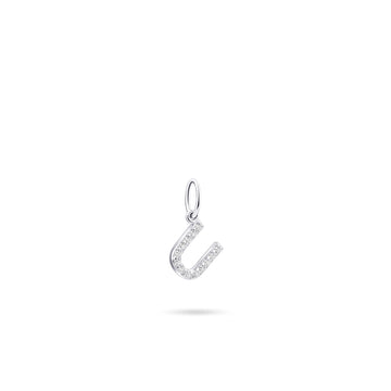 Gisser - Silver U Initial Pendant