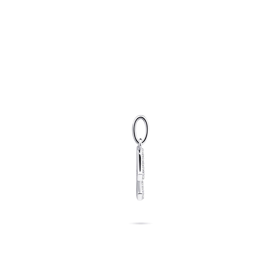 Gisser - Silver W Initial Pendant