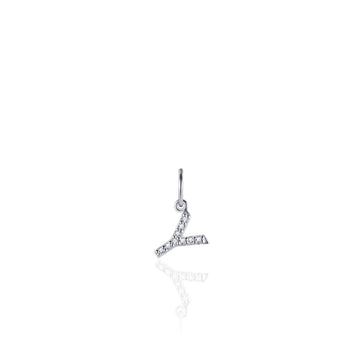 Gisser - Silver Y Initial Pendant