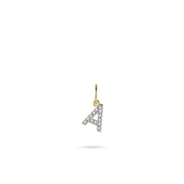 Gisser - Gold Plated A Initial Pendant