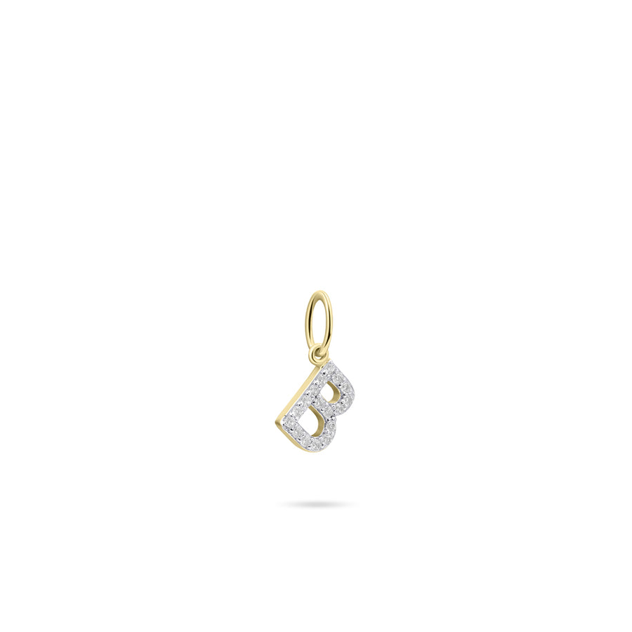 Gisser - Gold Plated B Initial Pendant