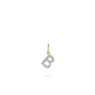Gisser - Gold Plated B Initial Pendant