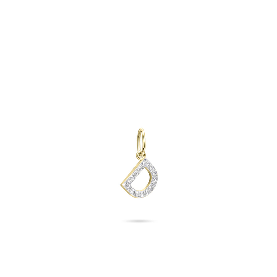 Gisser - Gold Plated D Initial Pendant
