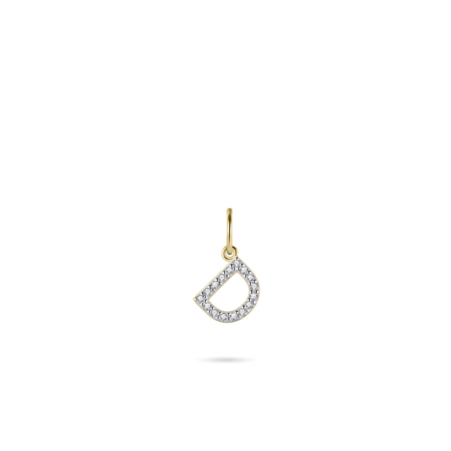 Gisser - Gold Plated D Initial Pendant