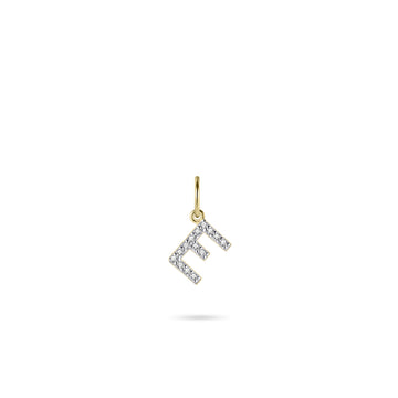 Gisser - Gold Plated E Initial Pendant
