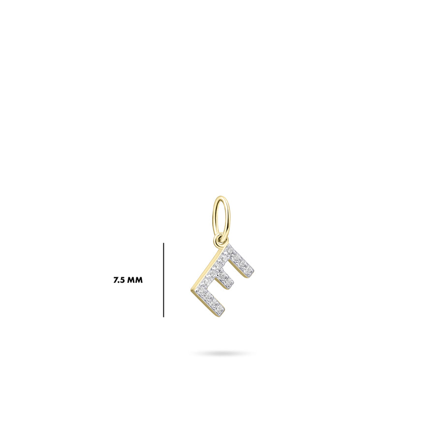 Gisser - Gold Plated E Initial Pendant