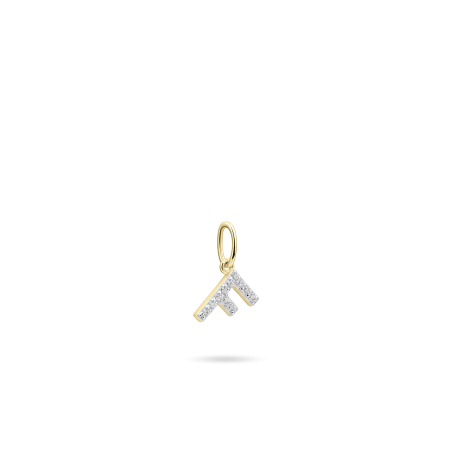 Gisser - Gold Plated F Initial Pendant