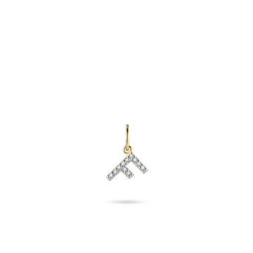 Gisser - Gold Plated F Initial Pendant
