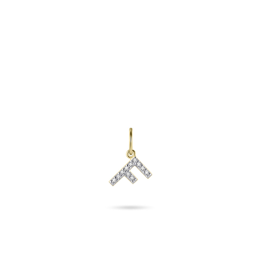 Gisser - Gold Plated F Initial Pendant