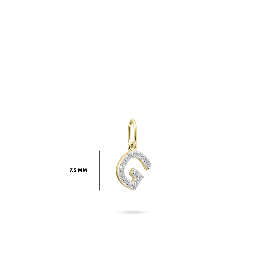 Gisser - Gold Plated G Initial Pendant