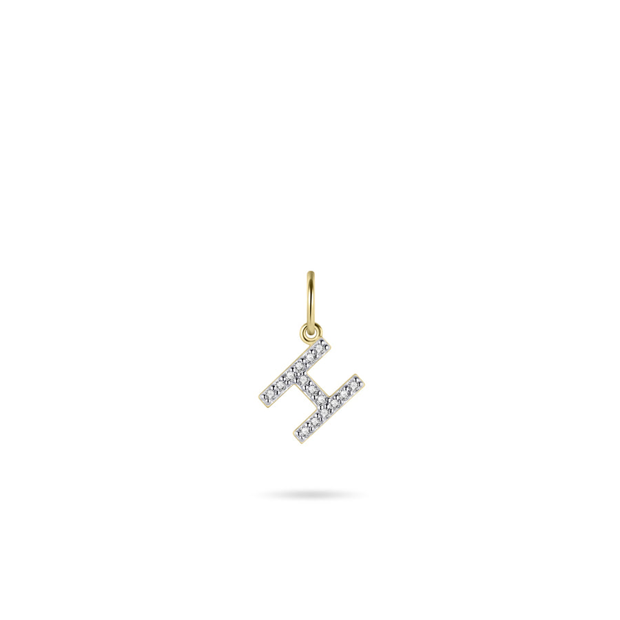 Gisser - Gold Plated H Initial Pendant