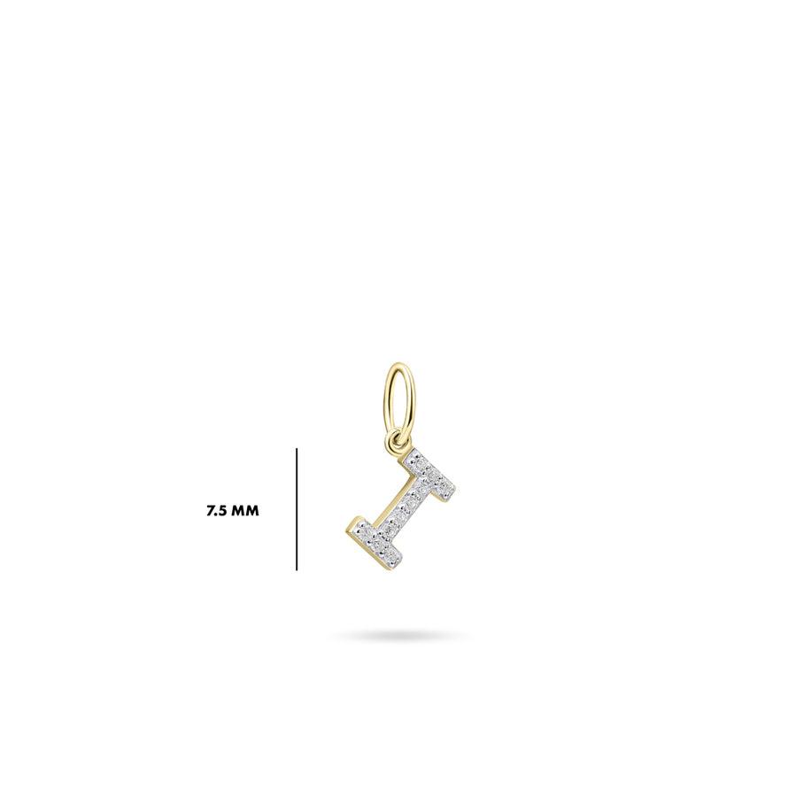 Gisser - Gold Plated I Initial Pendant