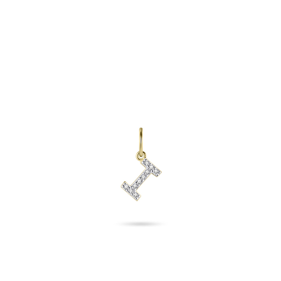Gisser - Gold Plated I Initial Pendant