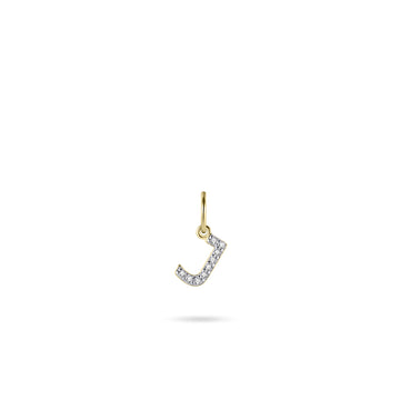 Gisser - Gold Plated J Initial Pendant