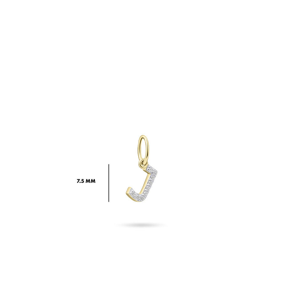 Gisser - Gold Plated J Initial Pendant