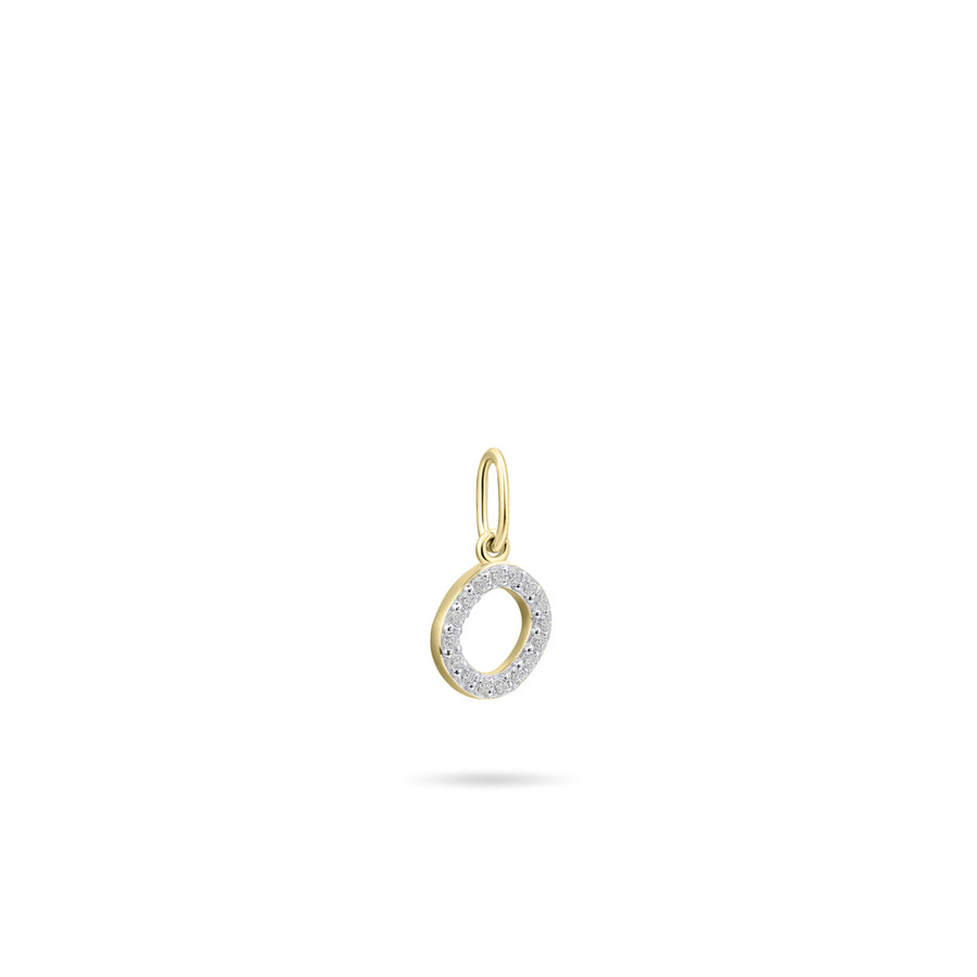 Gisser - Gold Plated O Initial Pendant