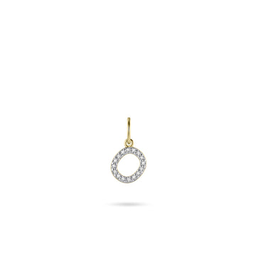 Gisser - Gold Plated O Initial Pendant