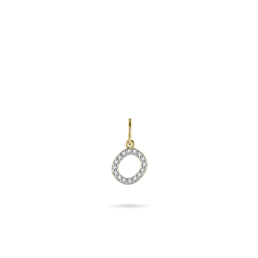 Gisser - Gold Plated O Initial Pendant
