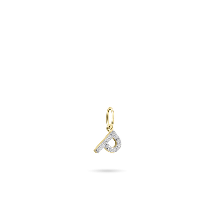 Gisser - Gold Plated P Initial Pendant