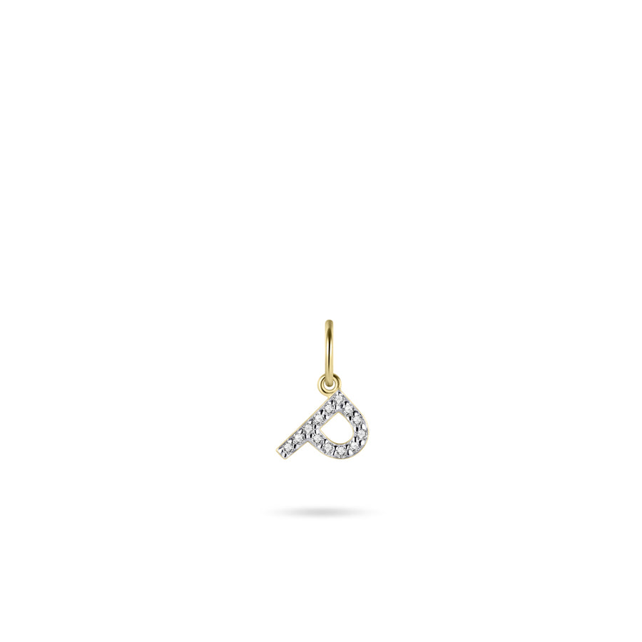 Gisser - Gold Plated P Initial Pendant