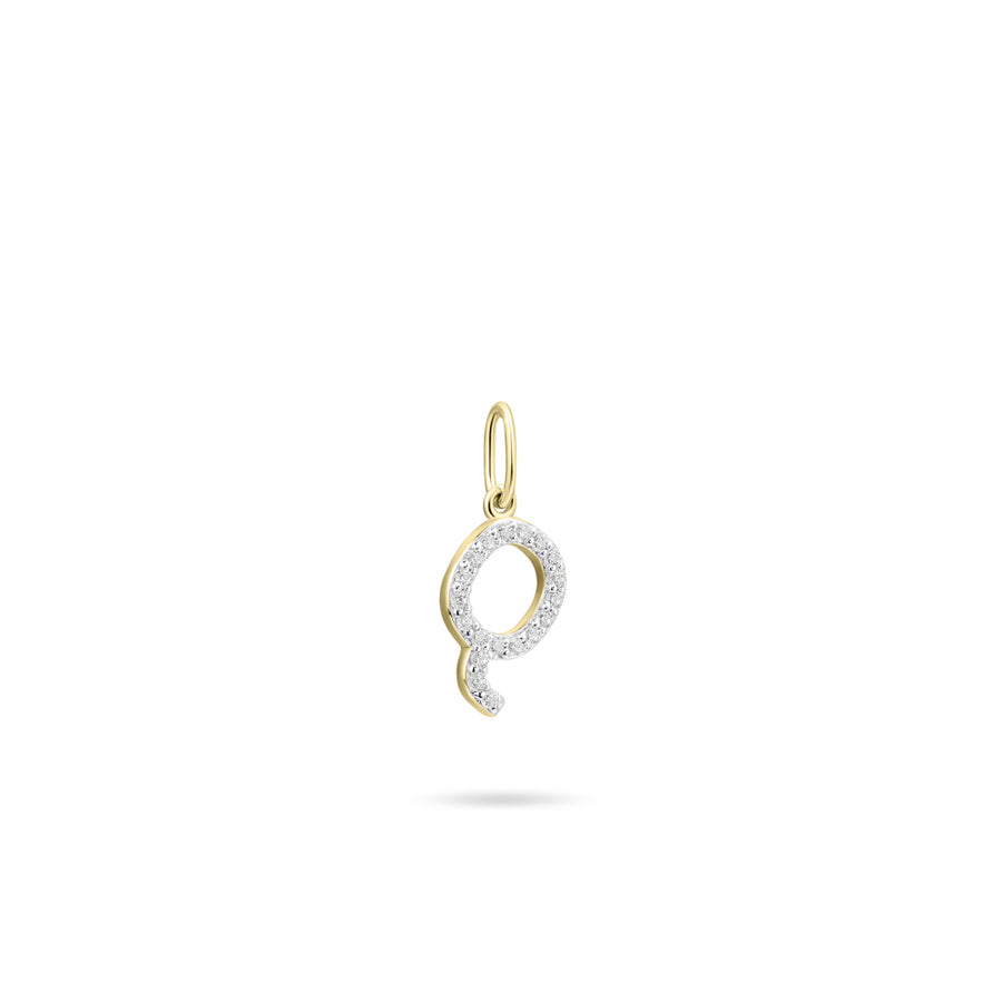 Gisser - Gold Plated Q Initial Pendant