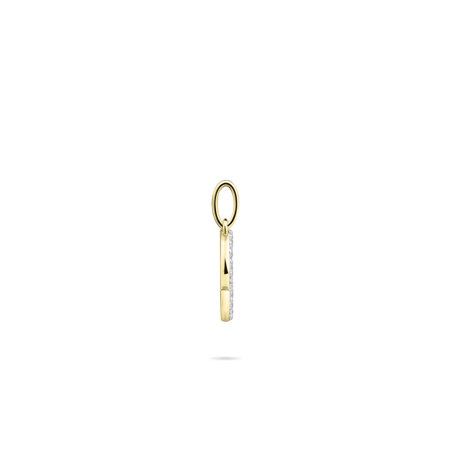 Gisser - Gold Plated Q Initial Pendant