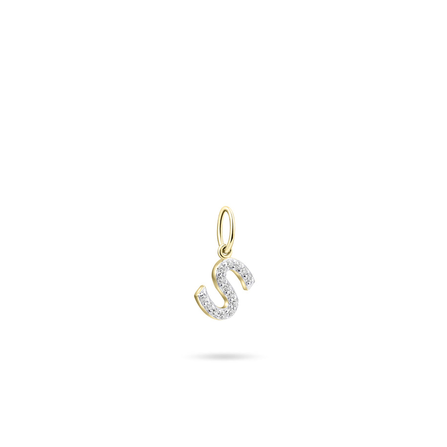 Gisser - Gold Plated S Initial Pendant