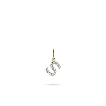 Gisser - Gold Plated S Initial Pendant