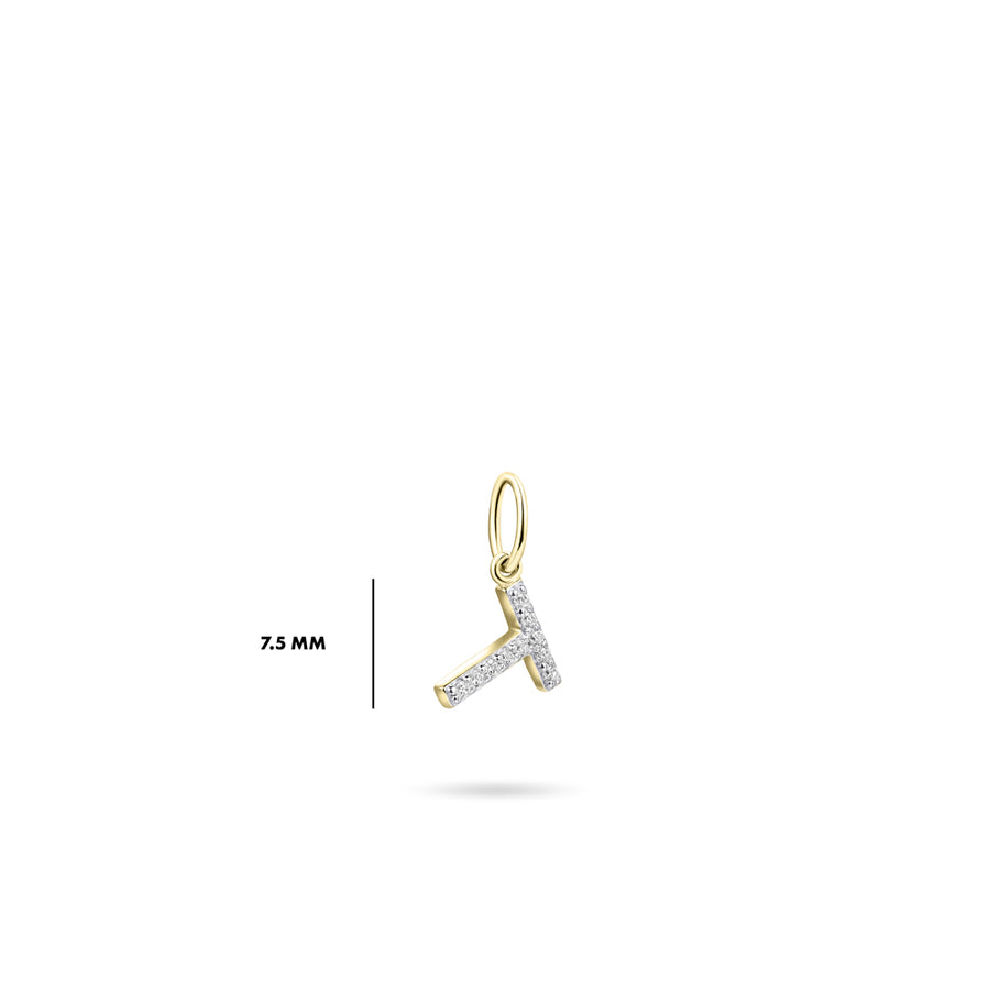 Gisser - Gold Plated T Initial Pendant