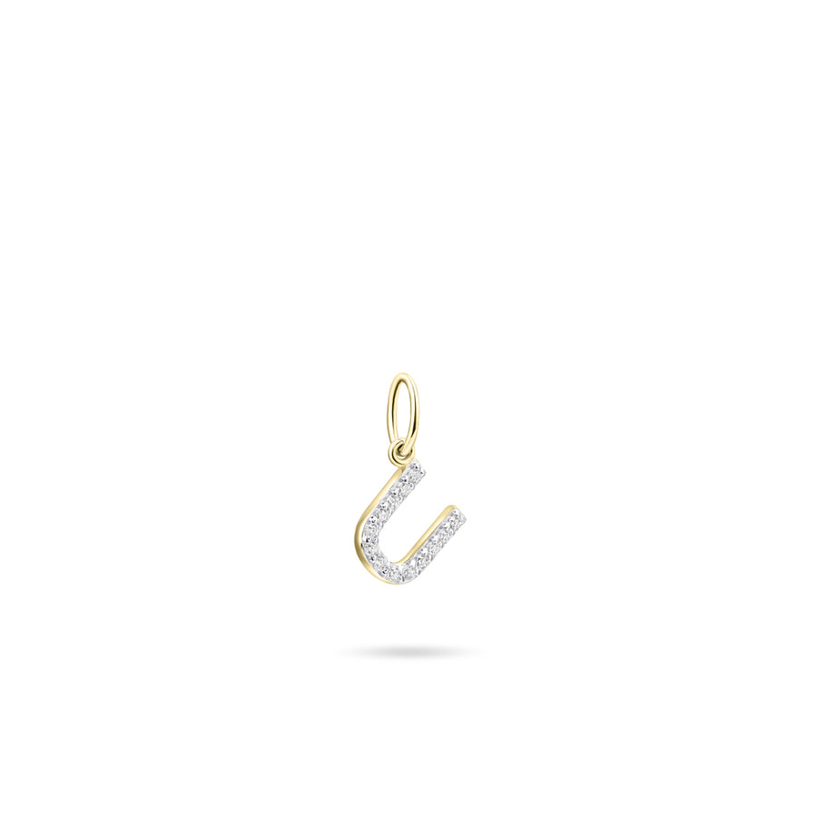Gisser - Gold Plated U Initial Pendant