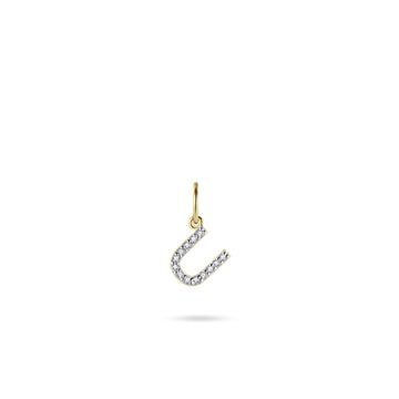 Gisser - Gold Plated U Initial Pendant
