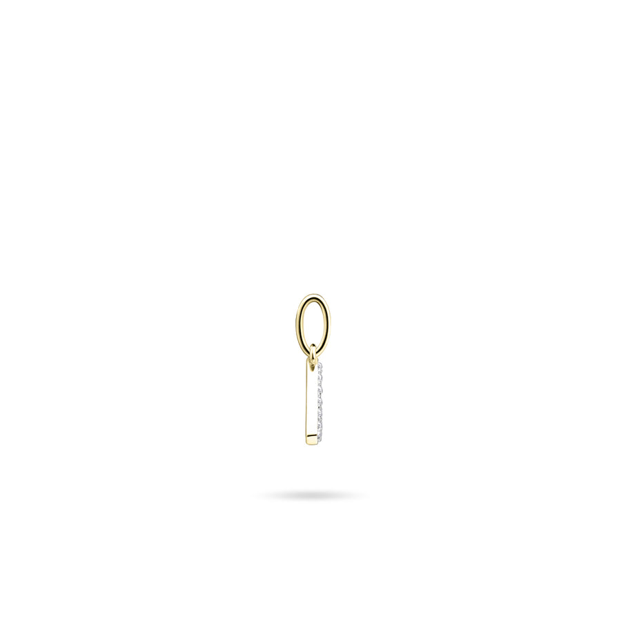 Gisser - Gold Plated V Initial Pendant